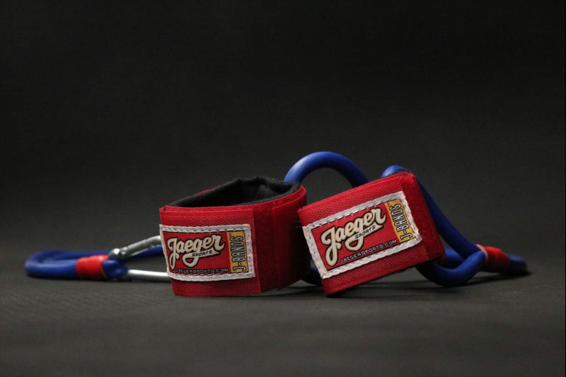 Jaeger J-Bands Resistance Bands for Pitchers. Baseball & Softball Pitching Trainer and Arm Trainer. Pitching Bands for Throwing. Training Equipment with Laminated Instruction Sheet